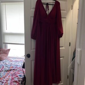 Azazie Kelly Red dress